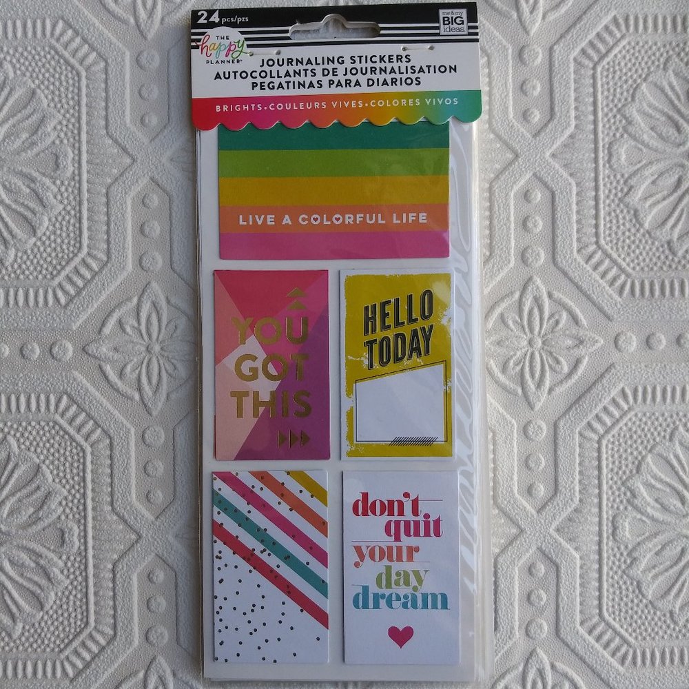 The Happy Planner Journaling Stickers 24 pc
